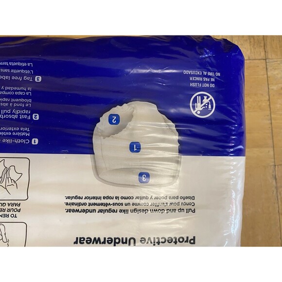 Procare ~ Protective Underwear ~ Pack Of 18~  Size Large 44" - 58” (112cm-147cm) - Picture 6 of 6